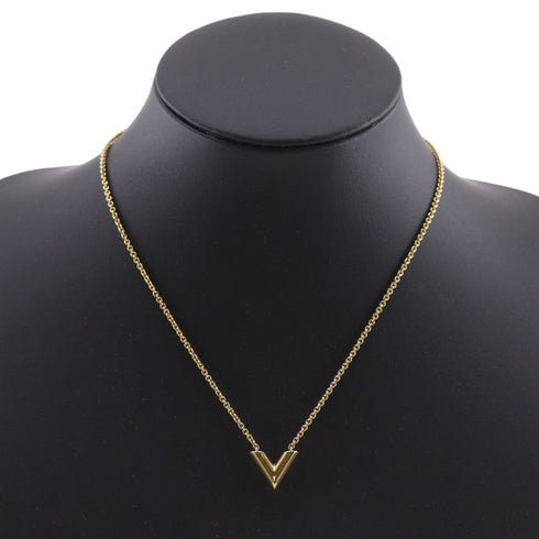 Essential V Pendant Necklace Gold