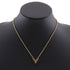 Essential V Pendant Necklace Gold