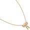 Pendant Necklace Gold With Rhinestone
