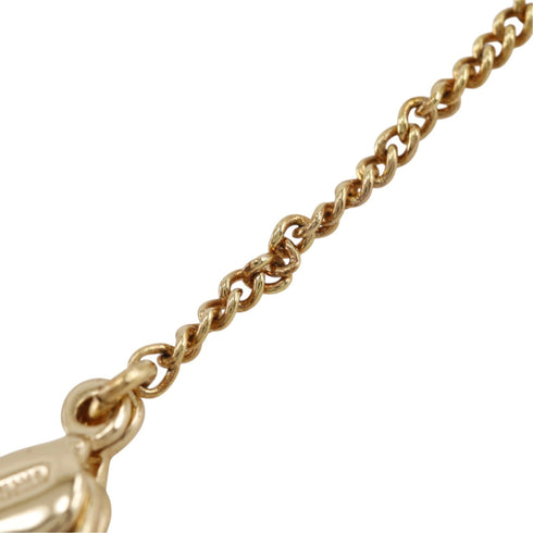 Pendant Necklace Gold With Rhinestone