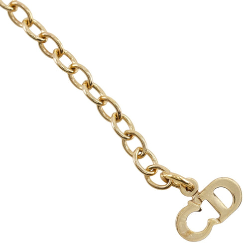 Pendant Necklace Gold With Rhinestone