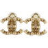 CC Logo Clip-On Earrings Metal