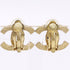 CC Logo Clip-On Earrings Metal