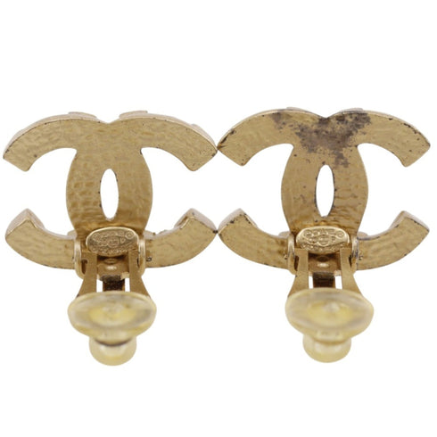 CC Logo Clip-On Earrings Metal