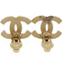 CC Logo Clip-On Earrings Metal