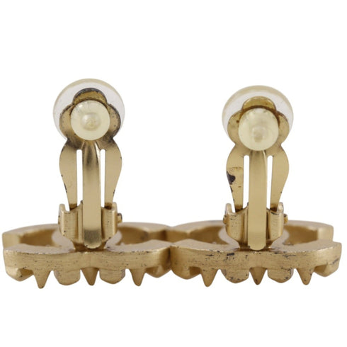 CC Logo Clip-On Earrings Metal