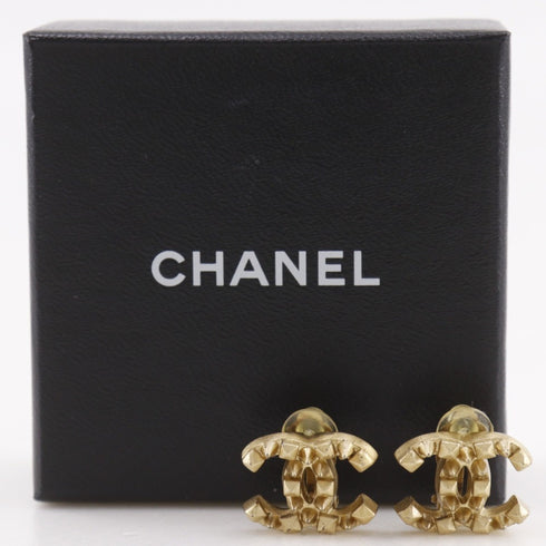 CC Logo Clip-On Earrings Metal