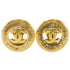 CC Logo Clip-On Earrings Metal