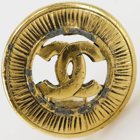 CC Logo Clip-On Earrings Metal
