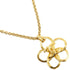 CC Logo Turnlock Flower Pendant Necklace Metal
