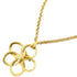 CC Logo Turnlock Flower Pendant Necklace Metal