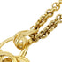 CC Logo Turnlock Flower Pendant Necklace Metal