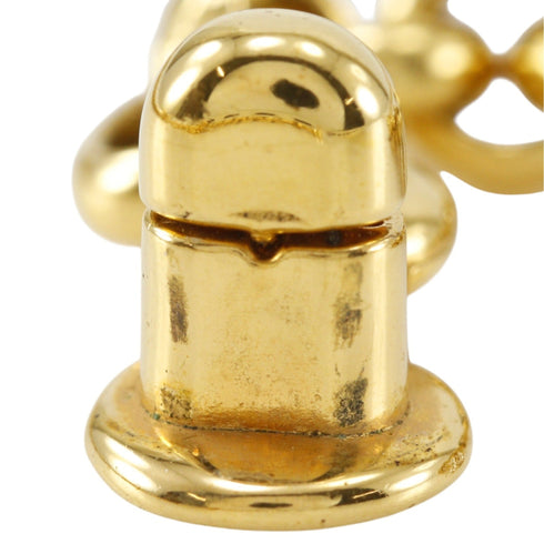 CC Logo Turnlock Flower Pendant Necklace Metal