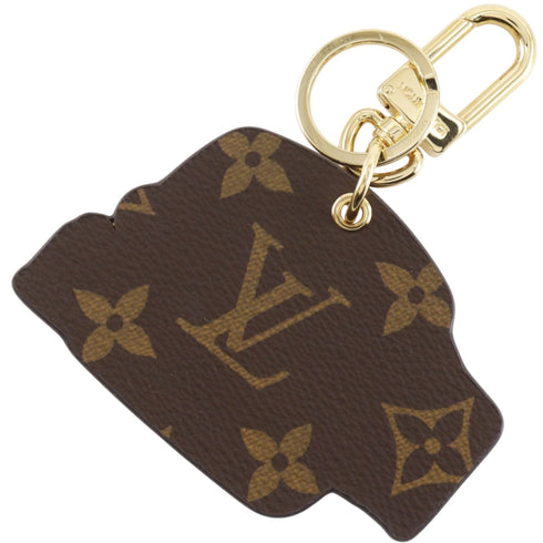 Charm Monogram Brown and Pink Handbag Charm