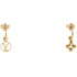 Earrings Gold-Tone Metal