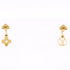 Earrings Gold-Tone Metal