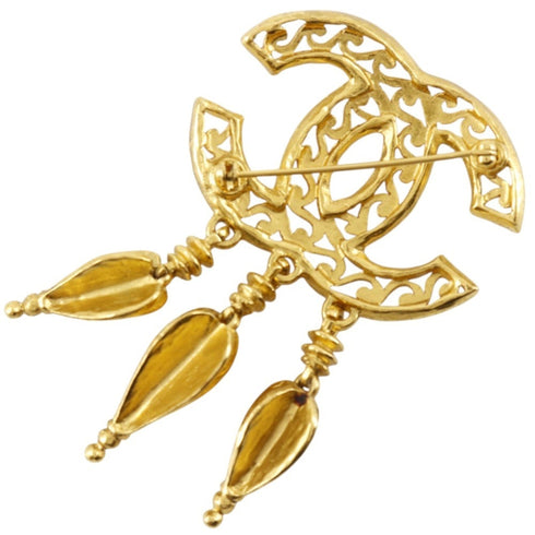 CC Logo Brooch Metal