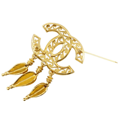CC Logo Brooch Metal