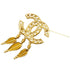CC Logo Brooch Metal