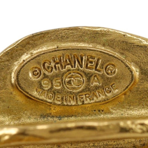 CC Logo Brooch Metal
