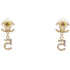 CC Logo Earrings Metal