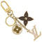 Monogram Bag Charm Gold and Monogram Handbag Charm