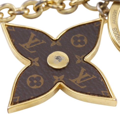 Monogram Bag Charm Gold and Monogram Handbag Charm