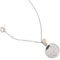 Pendant Necklace Sterling Silver and 18K Yellow Gold