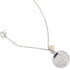 Pendant Necklace Sterling Silver and 18K Yellow Gold