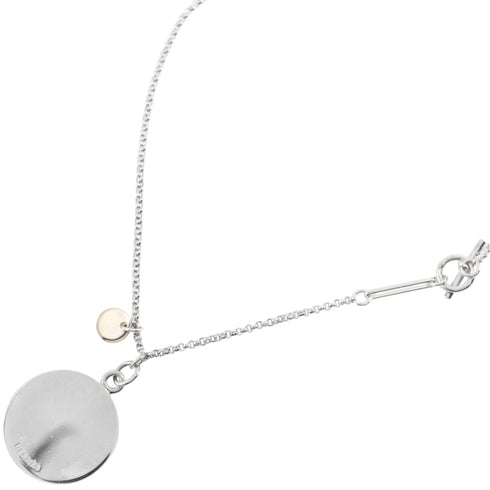 Pendant Necklace Sterling Silver and 18K Yellow Gold
