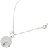 Pendant Necklace Sterling Silver and 18K Yellow Gold