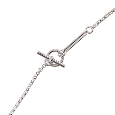 Pendant Necklace Sterling Silver and 18K Yellow Gold
