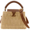 Capucines Bag Wicker with Leather BB