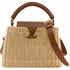 Capucines Bag Wicker with Leather BB