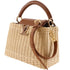 Capucines Bag Wicker with Leather BB