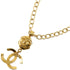 CC Logo Pendant Necklace Metal