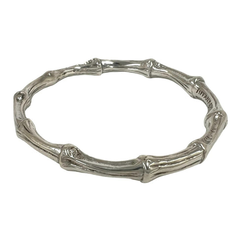 Vintage Bamboo Bracelet Sterling Silver