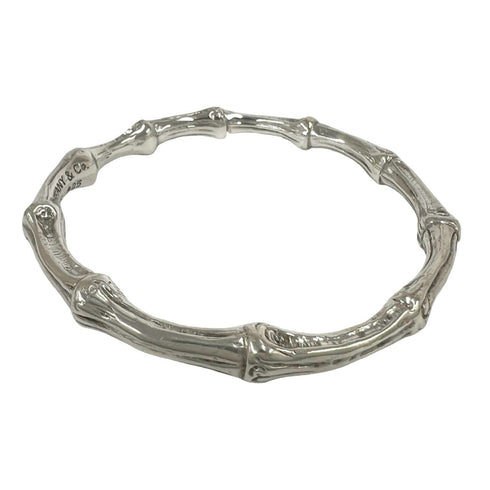 Vintage Bamboo Bracelet Sterling Silver