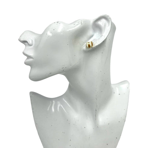 Pop H Earrings Gold-Tone Metal