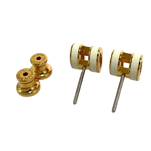 Pop H Earrings Gold-Tone Metal