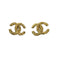 CC Logo Clip-On Earrings Metal Gold-Tone Metal