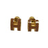 Pop H Earrings Gold-Tone Metal Gold-Tone Metal