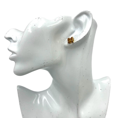 Pop H Earrings Gold-Tone Metal Gold-Tone Metal