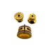 Pop H Earrings Gold-Tone Metal Gold-Tone Metal
