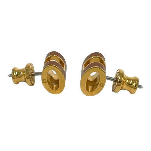 Pop H Earrings Gold-Tone Metal Gold-Tone Metal