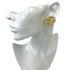 CC Logo Clip-On Earrings Metal Gold-Tone Metal