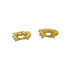 CC Logo Clip-On Earrings Metal Gold-Tone Metal