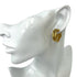 CC Logo Earrings Metal Gold-Tone Metal