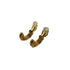 CC Logo Earrings Metal Gold-Tone Metal