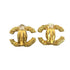 CC Logo Clip-On Earrings Metal Gold-Tone Metal